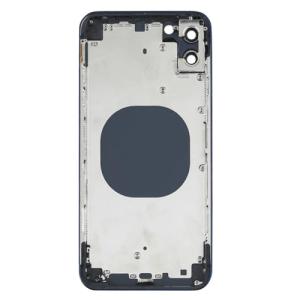 Back Housing Without Small Parts Compatible for iPhone 12 Pro (Premium) - Black