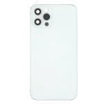 Back Housing Without Small Parts Compatible for iPhone 12 Pro Max (Premium) - Silver