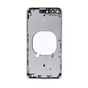 Back Housing Without Small Parts Compatible for iPhone 8 Plus (Premium) - White