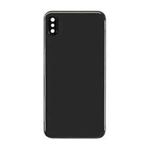 Back Housing Without Small Parts Compatible for iPhone XS (Premium) - Black
