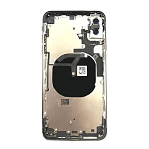 Back Housing Without Small Parts Compatible for iPhone XS Max (Premium) - Black