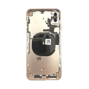 Back Housing Without Small Parts Compatible for iPhone XS Max (Premium) - Gold