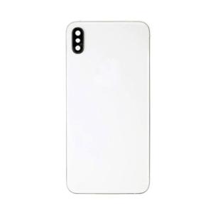 Back Housing Without Small Parts Compatible for iPhone XS Max (Premium) - White