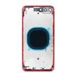 Back Housing Without Small Parts Compatible for iPhone 7 Plus (Premium) - Red