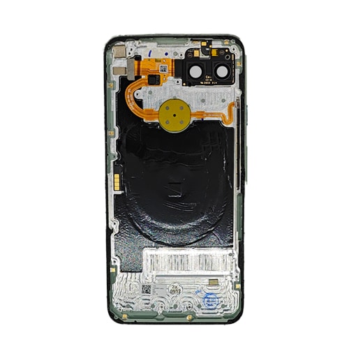 Back Housing with NFC, Fingerprint and Flashlight Pre-Installed Compatible for Google Pixel 5 - Green