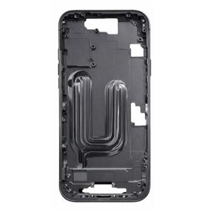 Back Housing with Side Buttons Compatible for Apple iPhone 17 (Premium) - Black