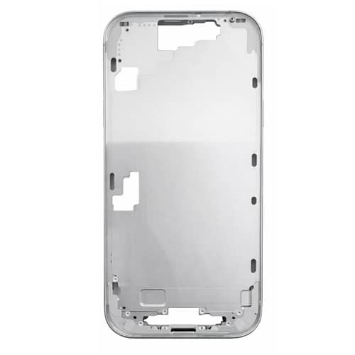 Back Housing with Side Buttons Compatible for Apple iPhone 17 (Premium) - White