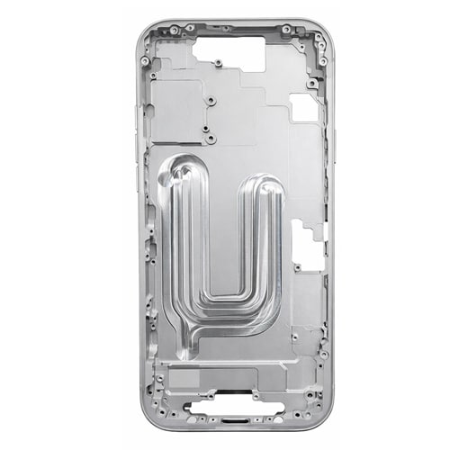 Back Housing with Side Buttons Compatible for Apple iPhone 17 (Premium) - White