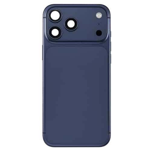 Back Housing with Side Buttons Compatible for Apple iPhone 17 Pro Max (eSim Version) (Premium) - Deep Blue