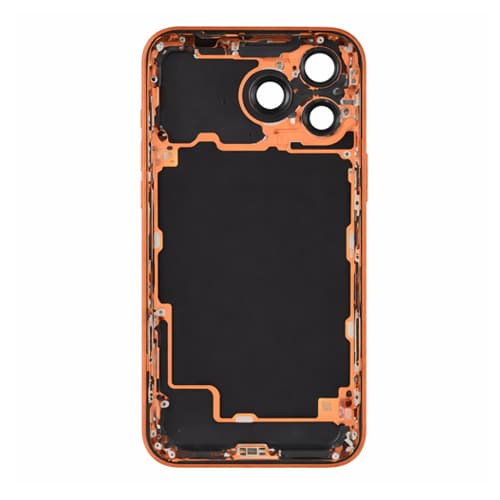 Back Housing with Side Buttons Compatible for Apple iPhone 17 Pro Max (Premium) - Cosmic Orange