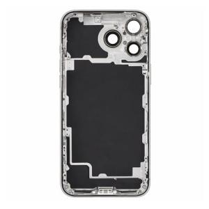 Back Housing with Side Buttons Compatible for Apple iPhone 17 Pro Max (Premium) - Silver