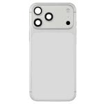 Back Housing with Side Buttons Compatible for Apple iPhone 17 Pro Max (Premium) - Silver