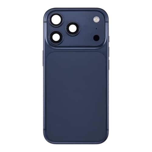 Back Housing with Side Buttons Compatible for Apple iPhone 17 Pro (Premium) - Deep Blue