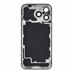 Back Housing with Side Buttons Compatible for Apple iPhone 17 Pro (eSim Version) (Premium) - Silver