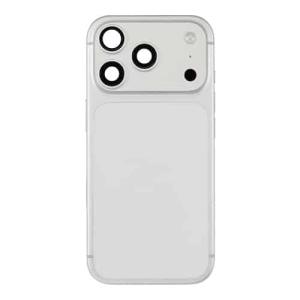 Back Housing with Side Buttons Compatible for Apple iPhone 17 Pro (Premium) - Silver