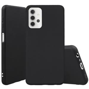 Slim Matte Soft TPU Case for Samsung Galaxy A72 - Black