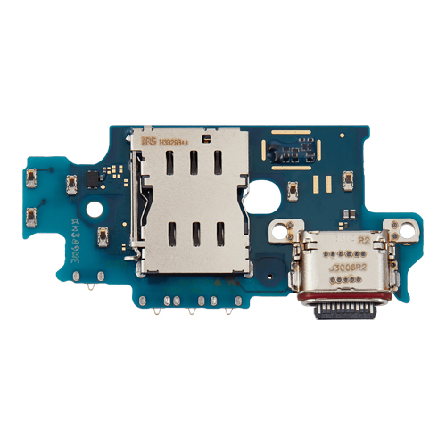 Charging Port Board with Sim Card Reader Compatible for Samsung Galaxy S24 Plus 5G (S926B) (INT Version) (Premium)