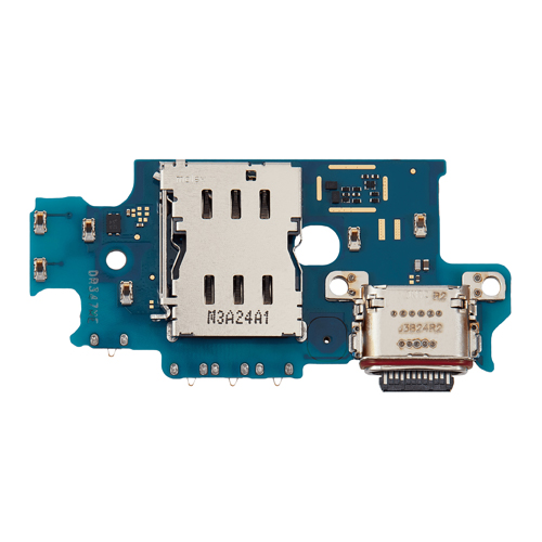Charging Port Board with Sim Card Reader Compatible for Samsung Galaxy S24 Plus 5G (S926U) (US Version) (Premium)