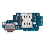 Charging Port Board with Sim Card Reader Compatible for Samsung Galaxy S24 Ultra 5G (S928N) (Korean Version) (Premium)