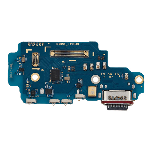 Charging Port Board with Sim Card Reader Compatible for Samsung Galaxy S24 Ultra 5G (S928N) (Korean Version) (Premium)