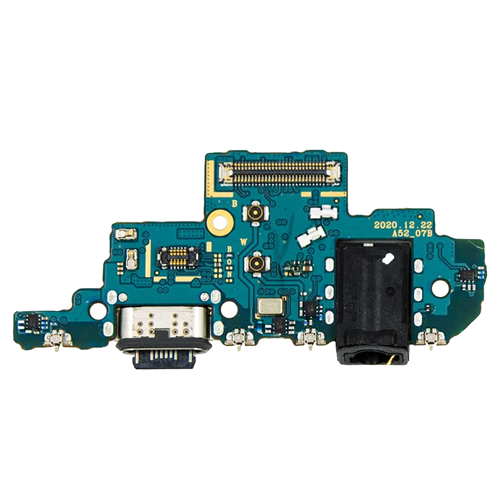 Charging Port Board with Headphone Jack Compatible for Samsung Galaxy A52 (A525 / 2021) / A52 5G (A526 / 2021) (International Version) (Premium)
