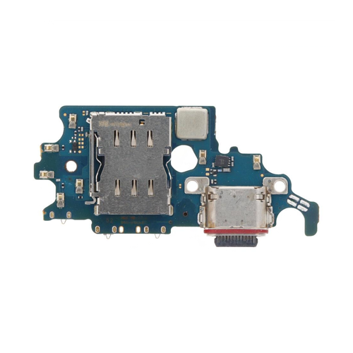 Charging Port Board with Sim Card Reader Compatible for Samsung Galaxy S21 5G (G991B) (INT Version) (Premium)