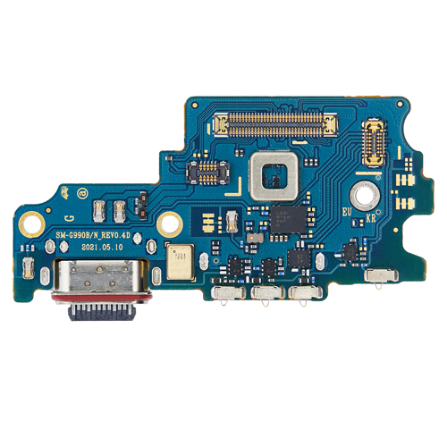 Charging Port Board with Sim Card Reader Compatible for Samsung Galaxy S21 FE (G990B/N) (INT Version) (Premium)