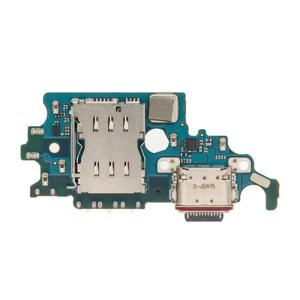 Charging Port Board with Sim Card Reader Compatible for Samsung Galaxy S21 5G (G991U) (US Version) (Premium)