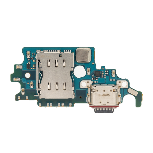 Charging Port Board with Sim Card Reader Compatible for Samsung Galaxy S21 5G (G991U) (US Version) (Premium)