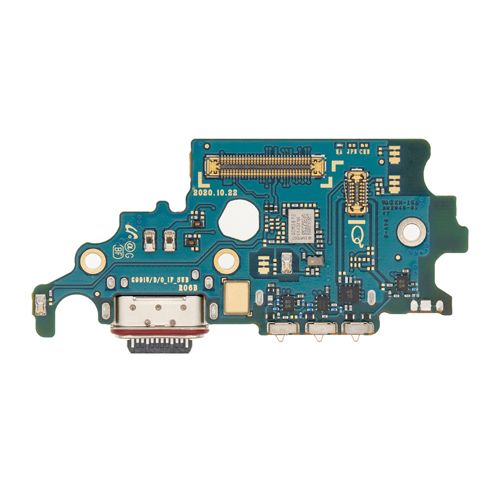 Charging Port Board with Sim Card Reader Compatible for Samsung Galaxy S21 5G (G991U) (US Version) (Premium)