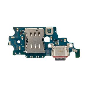 Charging Port Board with Sim Card Reader Compatible for Samsung Galaxy S21 Plus (G996B) (INT Version) (Premium)