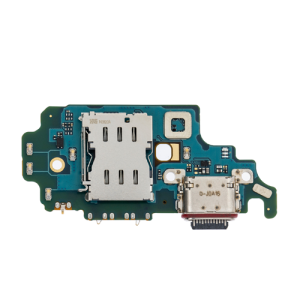 Charging Port Board with Sim Card Reader Compatible for Samsung Galaxy S21 Ultra 5G (G998B) (INT Version) (Premium)