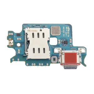 Charging Port Board with Sim Card Reader Compatible for Samsung Galaxy S22 5G (S9010) (Dual Sim Version) (Premium)