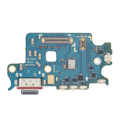 Charging Port Board with Sim Card Reader Compatible for Samsung Galaxy S22 5G (S901B) (International Version) (Premium)