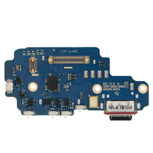 Charging Port Board with Sim Card Reader Compatible for Samsung Galaxy S22 Ultra 5G (S908U) (US Version) (Premium)