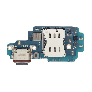 Charging Port Board with Sim Card Reader Compatible for Samsung Galaxy S23 Ultra 5G (G918U) (US Version) (Premium)