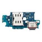 Charging Port Board with Sim Card Reader Compatible for Samsung Galaxy S24 Plus 5G (S9260) (Dual Card Version) (Premium)