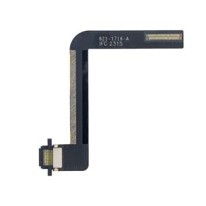 Charging Port Flex Cable Compatible for iPad Air 1 / iPad 5 (2017) / iPad 6 (2018) (Soldering Required) (Aftermarket) - Black