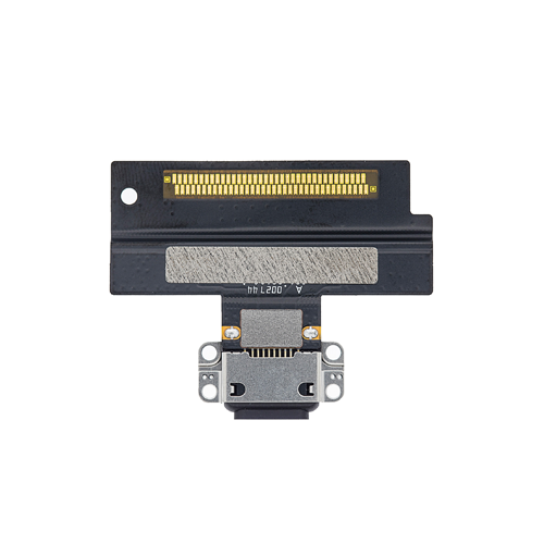 Charging Port Flex Cable Compatible for iPad Air 3 (Soldering Required) (Premium) - Black