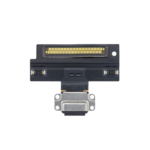 Charging Port Flex Cable Compatible for iPad Air 3 (Soldering Required) (Premium) - Black