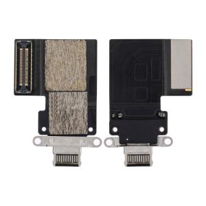 Charging Port Flex Cable Compatible for iPad Pro 12.9 (3rd Gen: 2018 / 4th Gen: 2020) / iPad Pro 11 (1st Gen: 2018 / 2nd Gen: 2020) (Premium) - Black