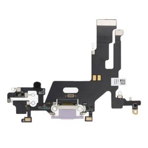 Charging Port Flex Cable Compatible for iPhone 11 (Premium) - Purple
