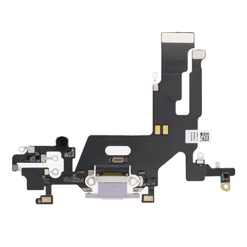 Charging Port Flex Cable Compatible for iPhone 11 (Premium) - Purple
