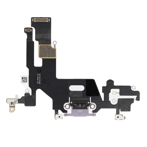 Charging Port Flex Cable Compatible for iPhone 11 (Premium) - Purple