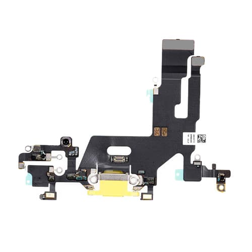 Charging Port Flex Cable Compatible for iPhone 11 (Premium) - Yellow