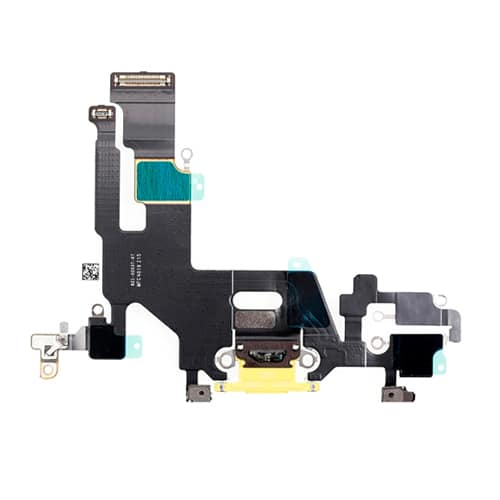 Charging Port Flex Cable Compatible for iPhone 11 (Premium) - Yellow