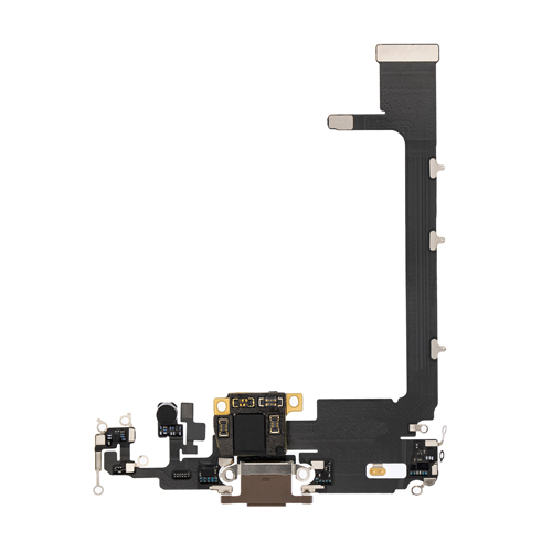 Charging Port Flex Cable Compatible for iPhone 11 Pro Max (Premium) - Gold