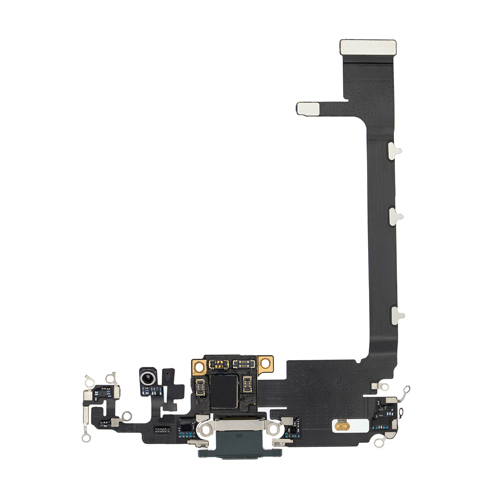 Charging Port Flex Cable Compatible for iPhone 11 Pro Max (Premium) - Midnight Green