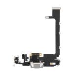 Charging Port Flex Cable Compatible for iPhone 11 Pro Max (Premium) - Silver