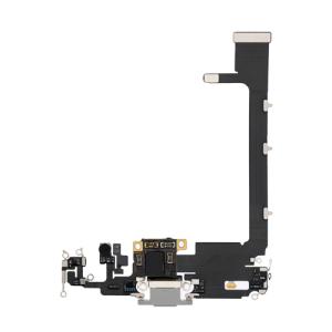 Charging Port Flex Cable Compatible for iPhone 11 Pro Max (Premium) - Silver